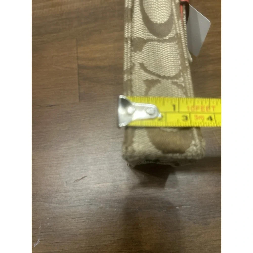 COACH Treo Case Khaki/Vermillion LOGO C Fabric Cell Phone Strap Vintage‎ Y2K NEW